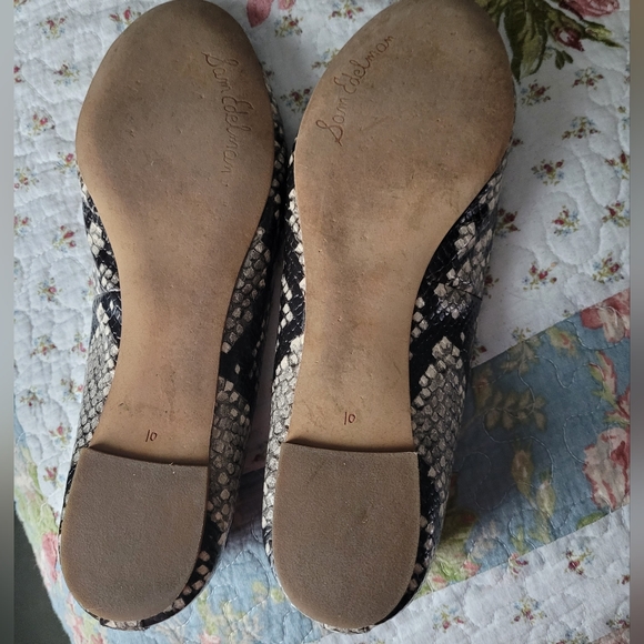 Sam Edelman snakeskin ballerina flat - Picture 9 of 11